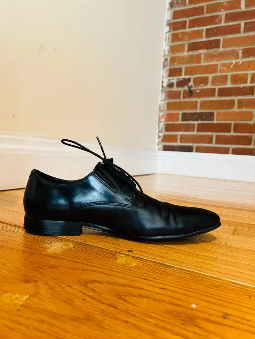 Kenneth Cole New York Men's Black Derby Dress Shoes Size 8 M